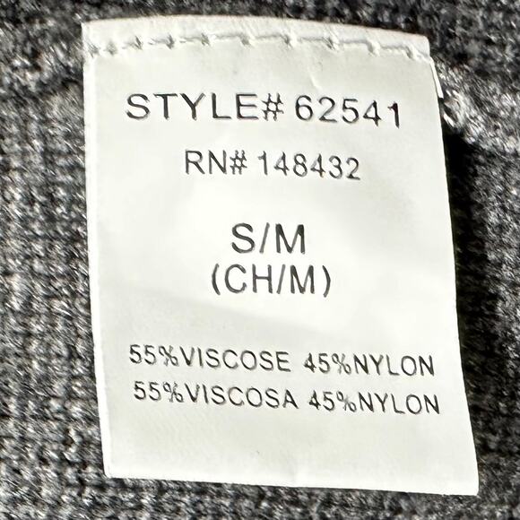New! Becool Women’s USA S/M Long Sleeve Sweater Cardigan Made of Viscose in Gray - Picture 14 of 15